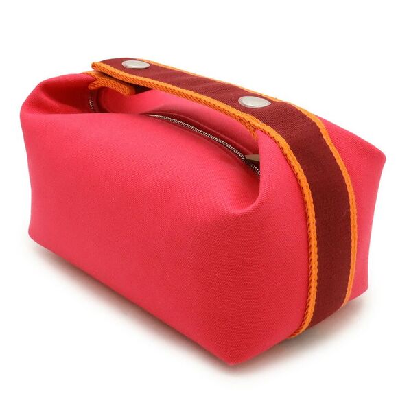 Hermes Canvas Black PM Cosmetic Pouch - Picture 2 of 7